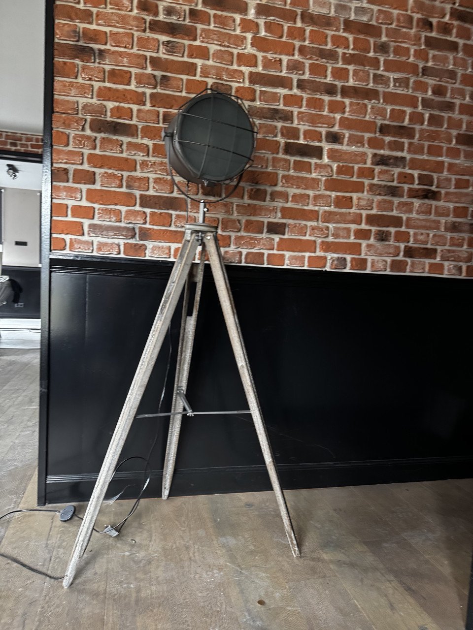 Industriële staande lamp