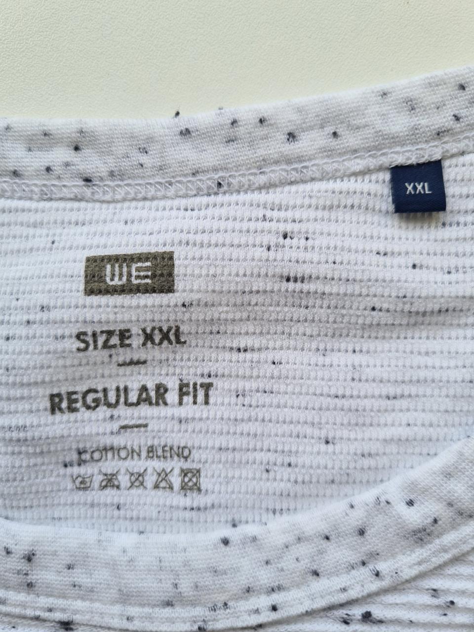 Nieuwe witte katoenen zomer trui van WE in maat XXL.