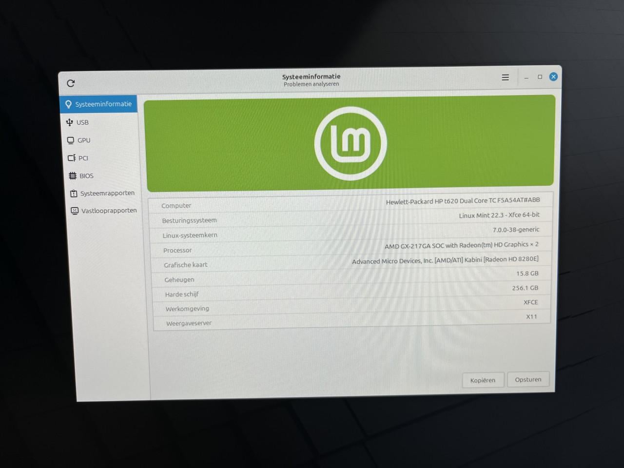 HP t620 thin client / mini-pc | 16 GB RAM | 256 GB SSD