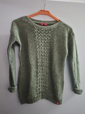 Olijfgroene EDC by Esprit zomer trui Maat M