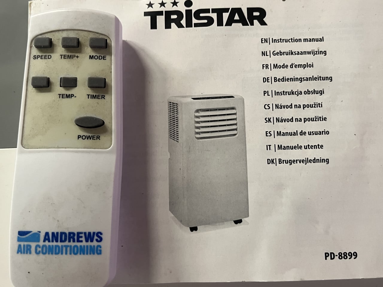 TEAB verplaatsbare Airco ; werkt perfect