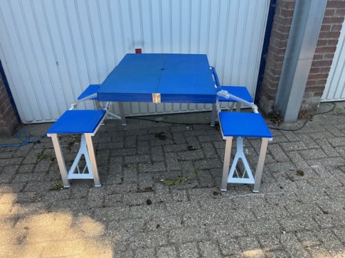 Campingset tafel met bankje