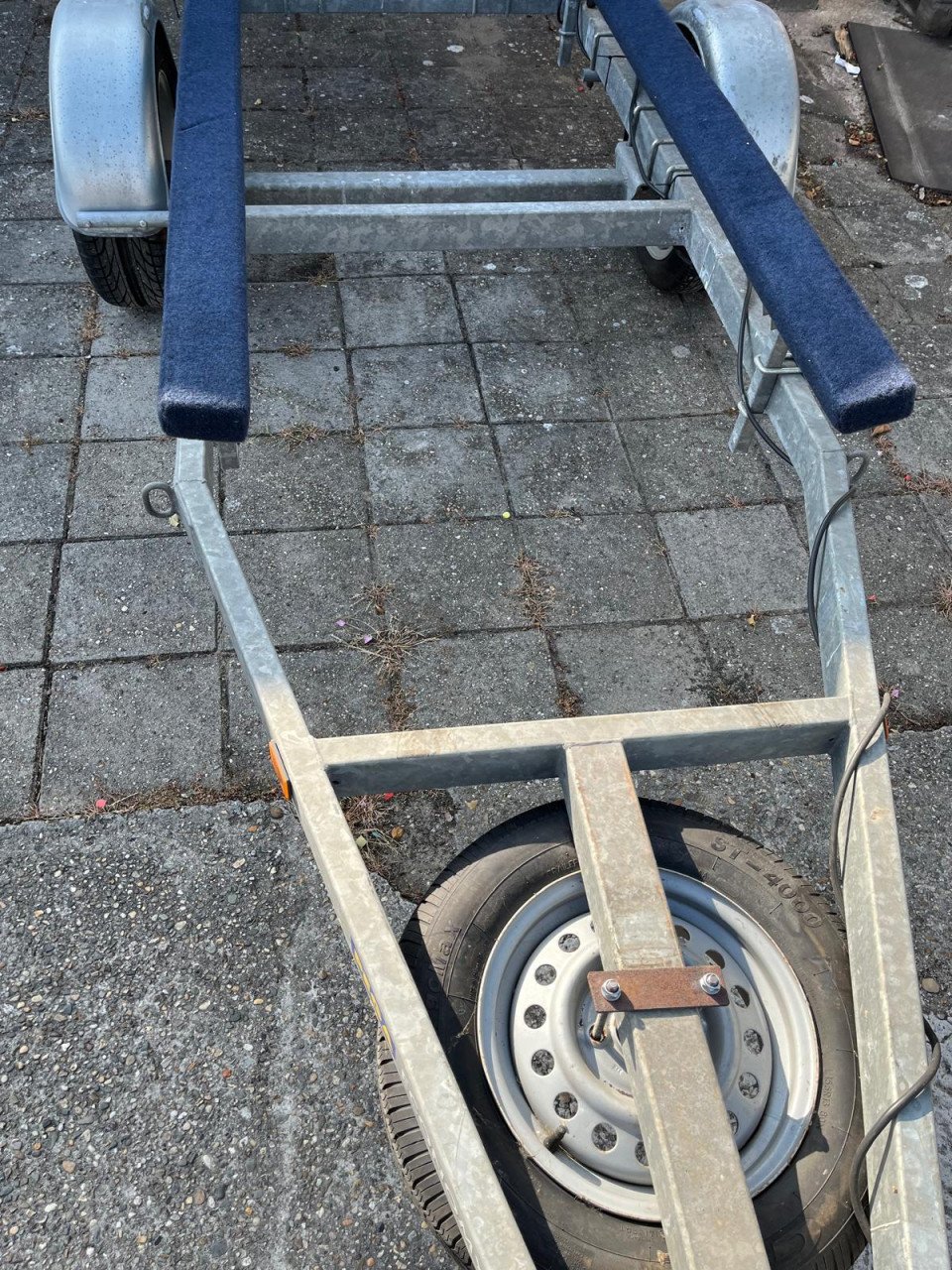 Trailer pega voor een boot van 4meter