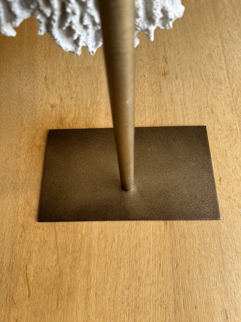 - 2 stuks koraal polyresin