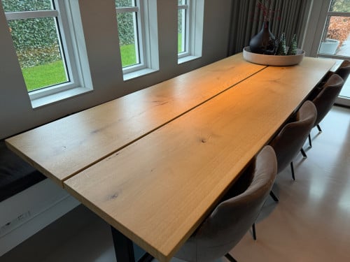 Eikenhouten eettafel