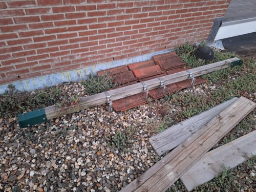Balk met schommelhaken