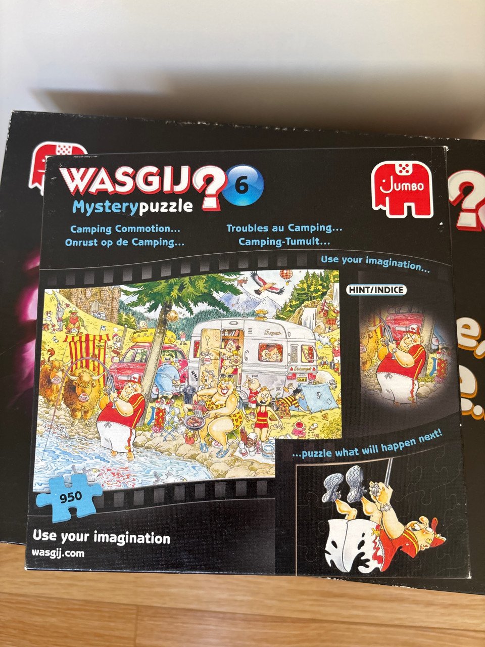 Puzzels Wasgij 6 stuks