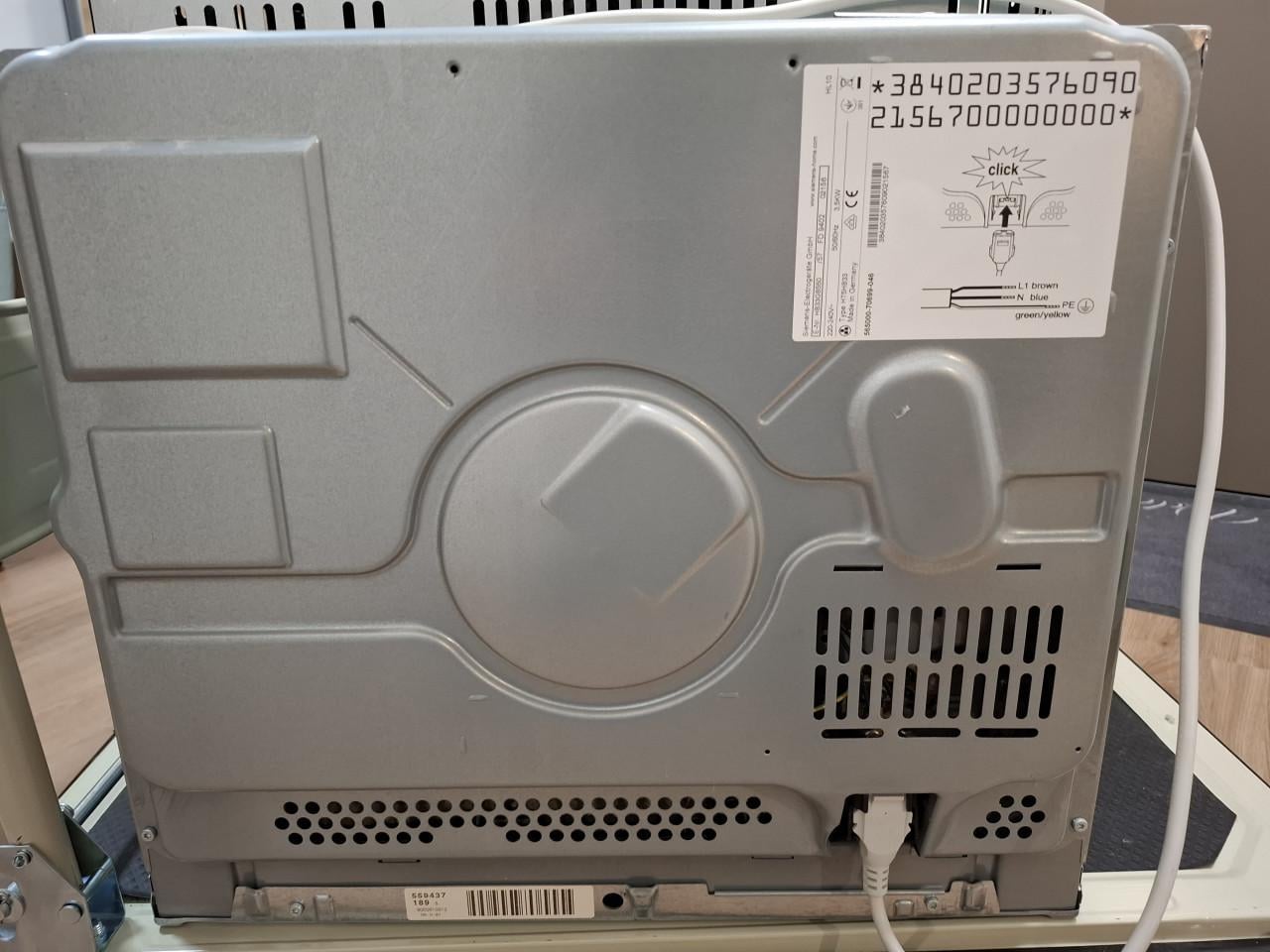 Siemens hete lucht inbouw OVEN type HB33GB550 /57