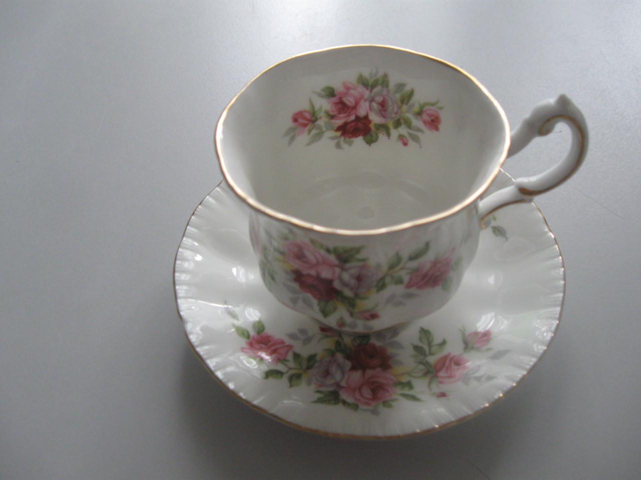 Porselein kop en schotel