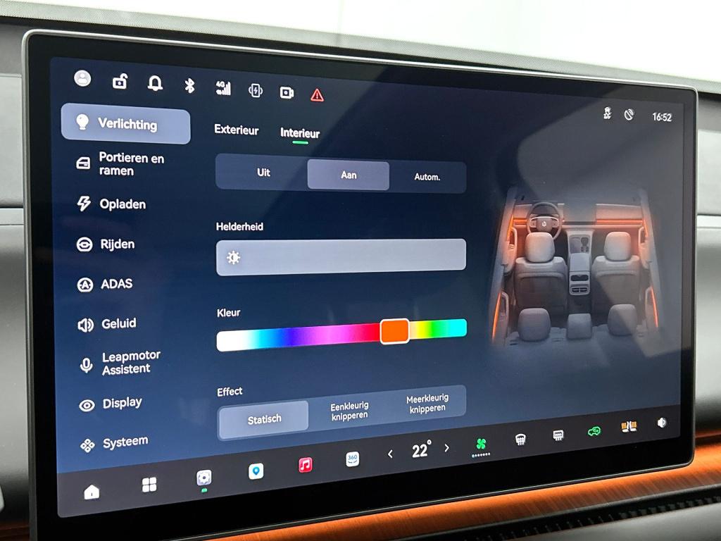 Leapmotor C10 design reev (hybrid) 28.4 kwh | black interieur | stoel-koeli