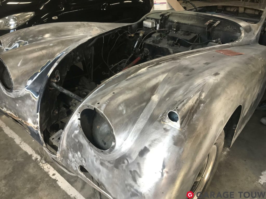 Jaguar Xk 140 dhc restauration project