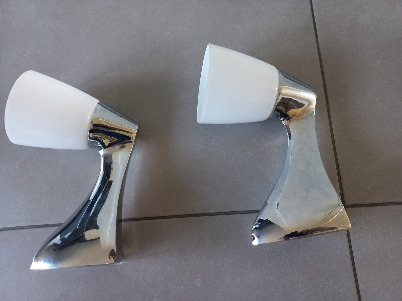 2 x prachtige vintage wandlampen