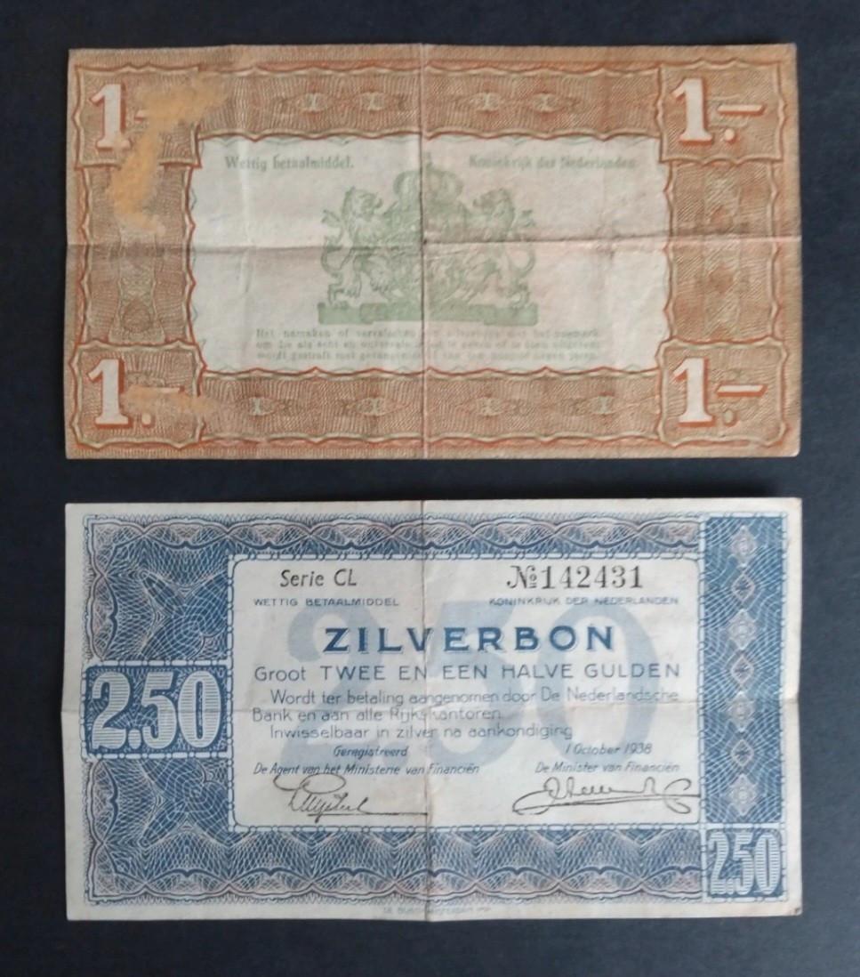 Oude bankbiljetten / 14 stuks