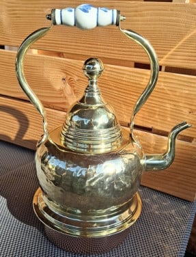 Grote Koperen Theepot