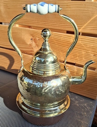 Grote Koperen Theepot
