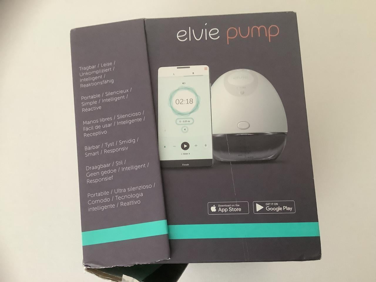 Elvie elektrische Borstkolf - Geluid + Draadloos + Handenvrij te gebruiken