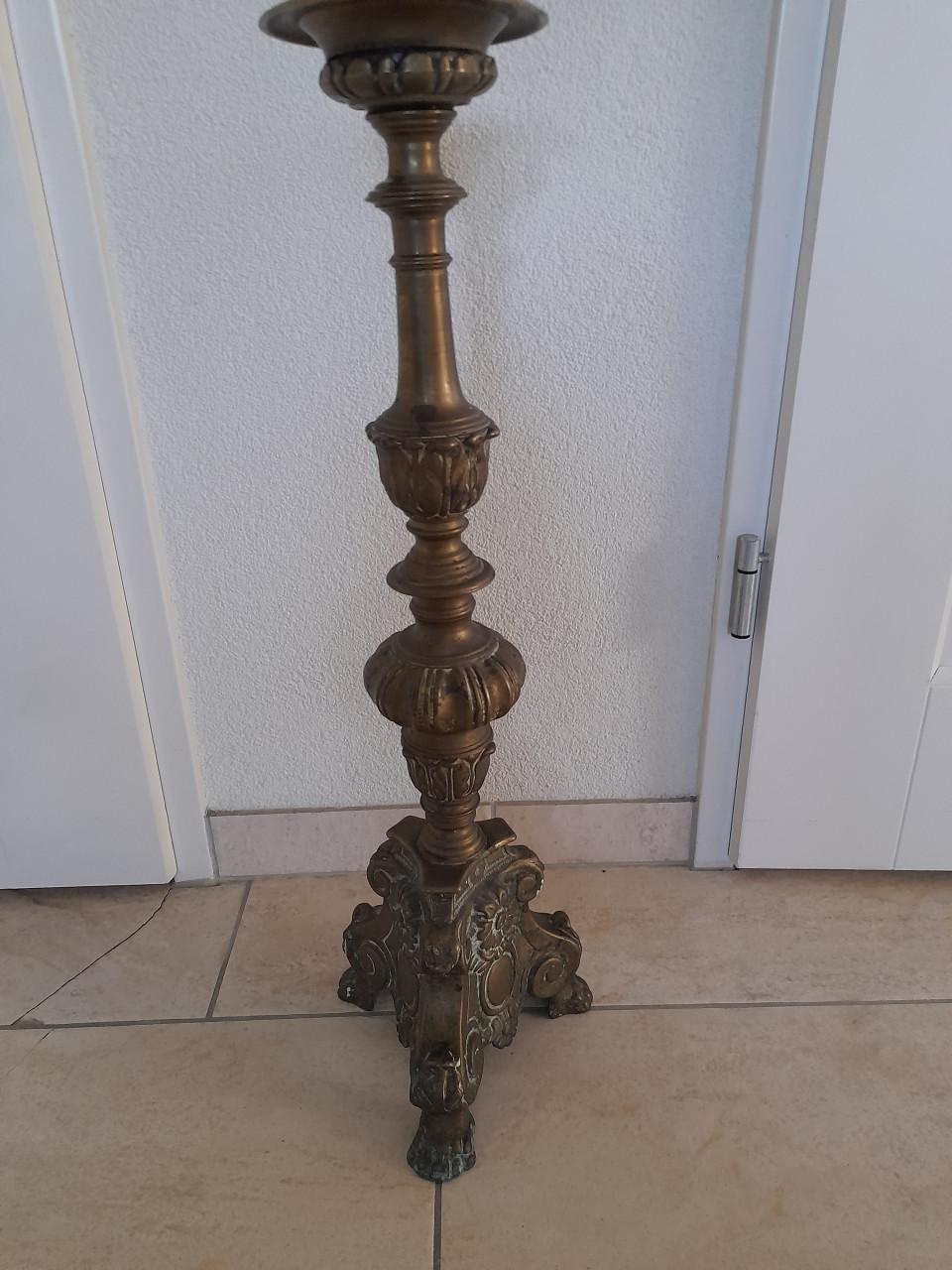 Kaarsen standaard uit jaren 20 (in goede staat ) 60 cm hoog!