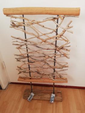 Houten decoratie, raamdecoratie