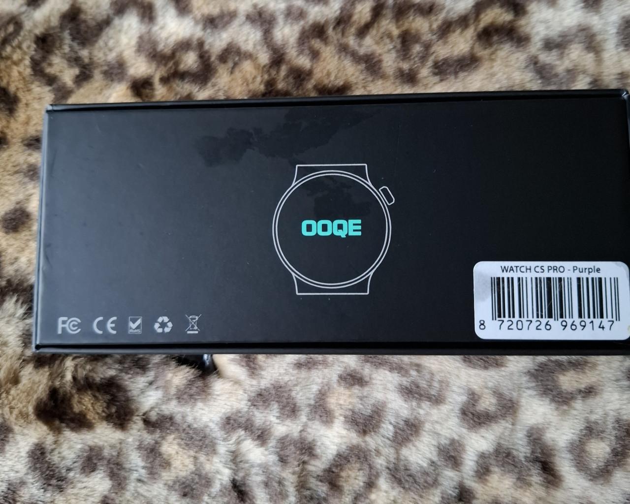 Smartwatch OOQE Watch CS Pro. Paars. Nieuw.