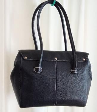 Nieuwe zwart leren tas merk Vanity