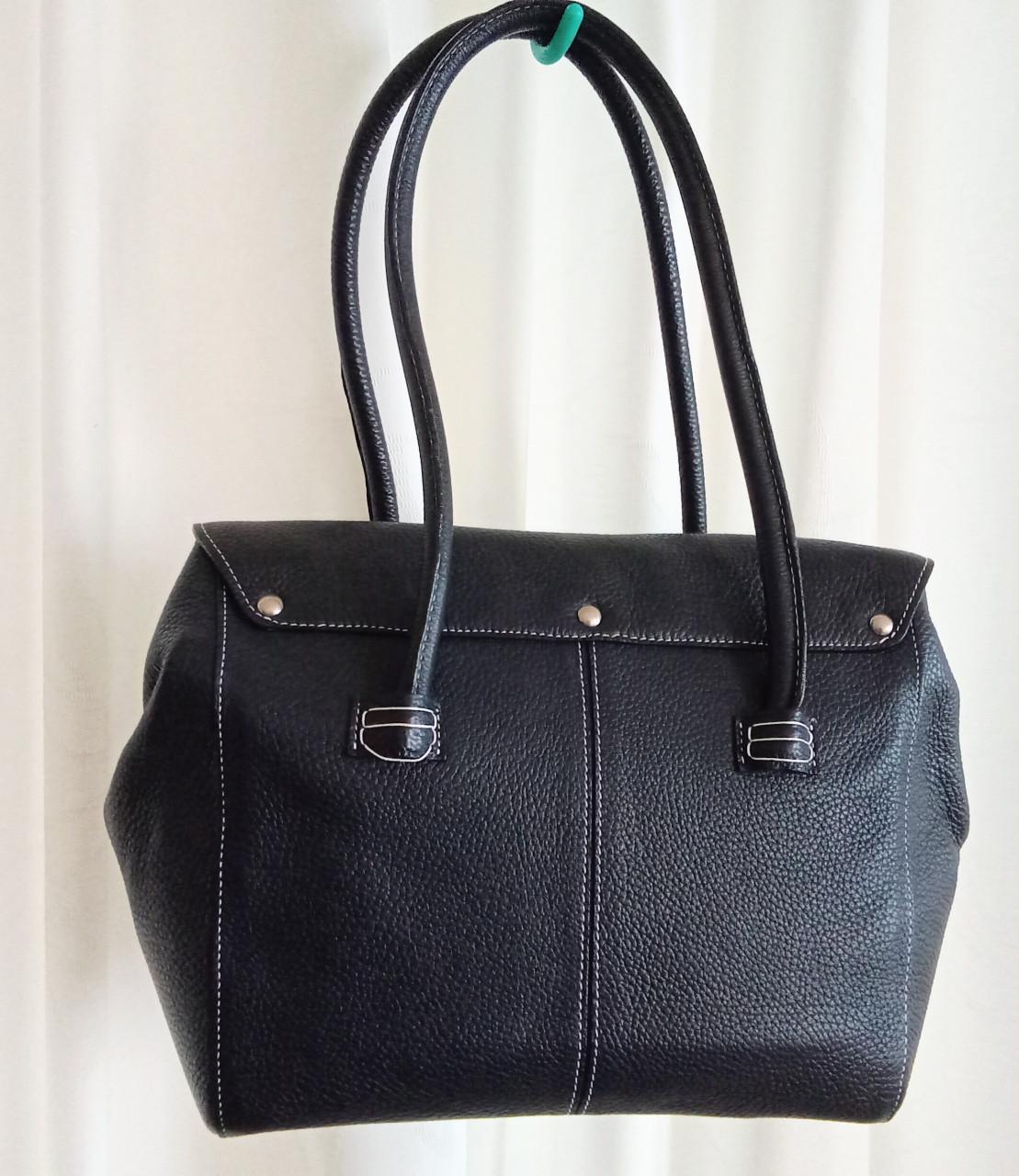 Nieuwe zwart leren tas merk Vanity