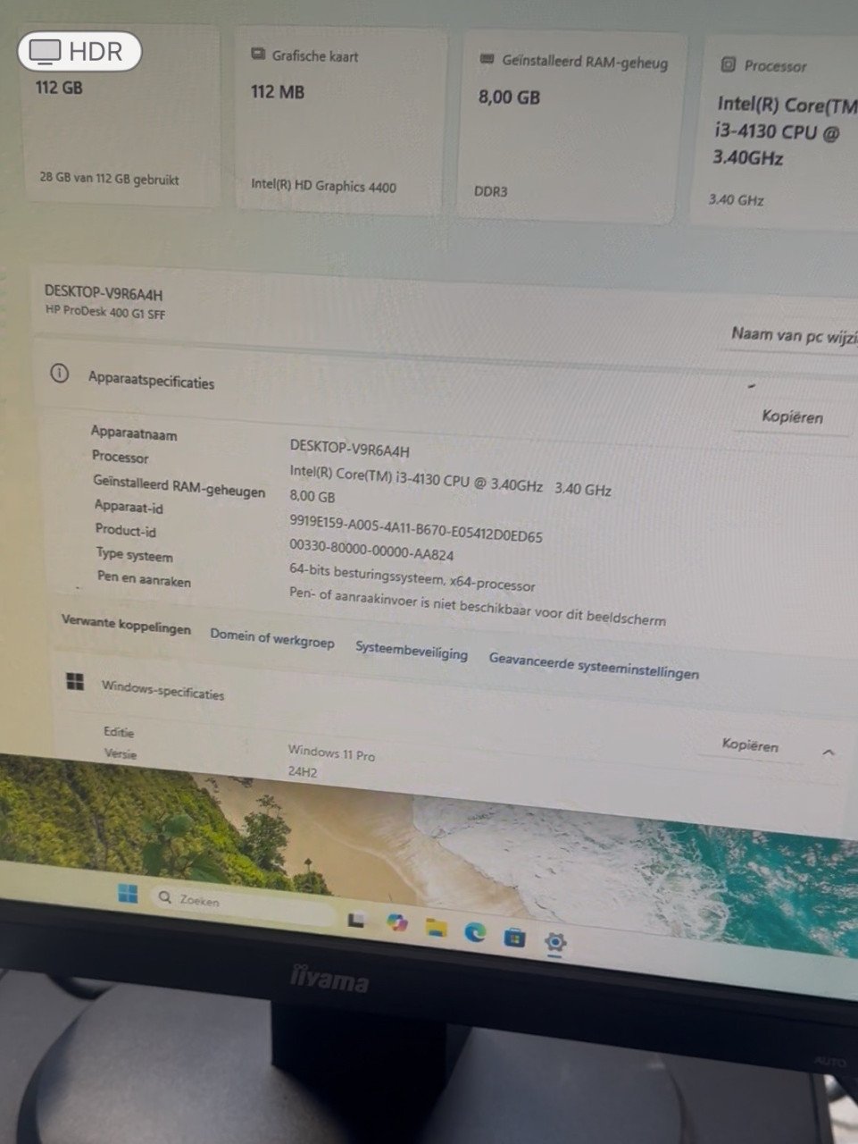 Complete set / HP desktop / Windows 11 / SSD /