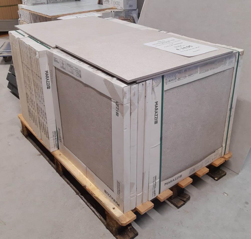 3030-413 Natuursteenlook vloertegel, beige 60x60 cm, van € 59,80/m² voor