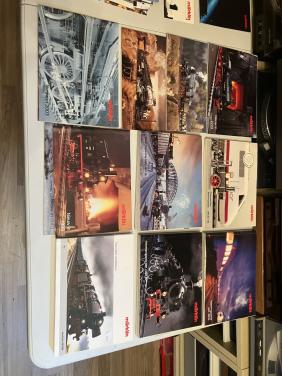 Verzameling Märklin jaarboeken exportfolders gleisanlagen