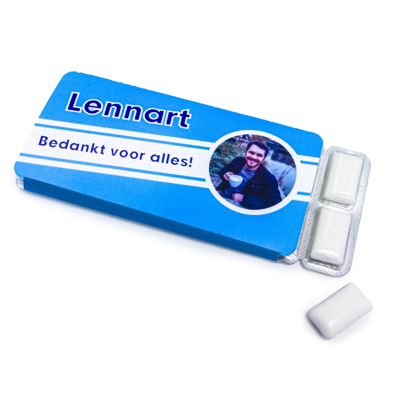 Collega bedankjes - pinda in blikje