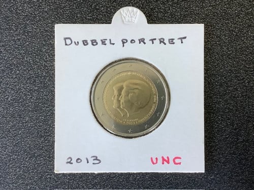 Beatrix, 2 euro 2013 “Dubbelportret” UNC.