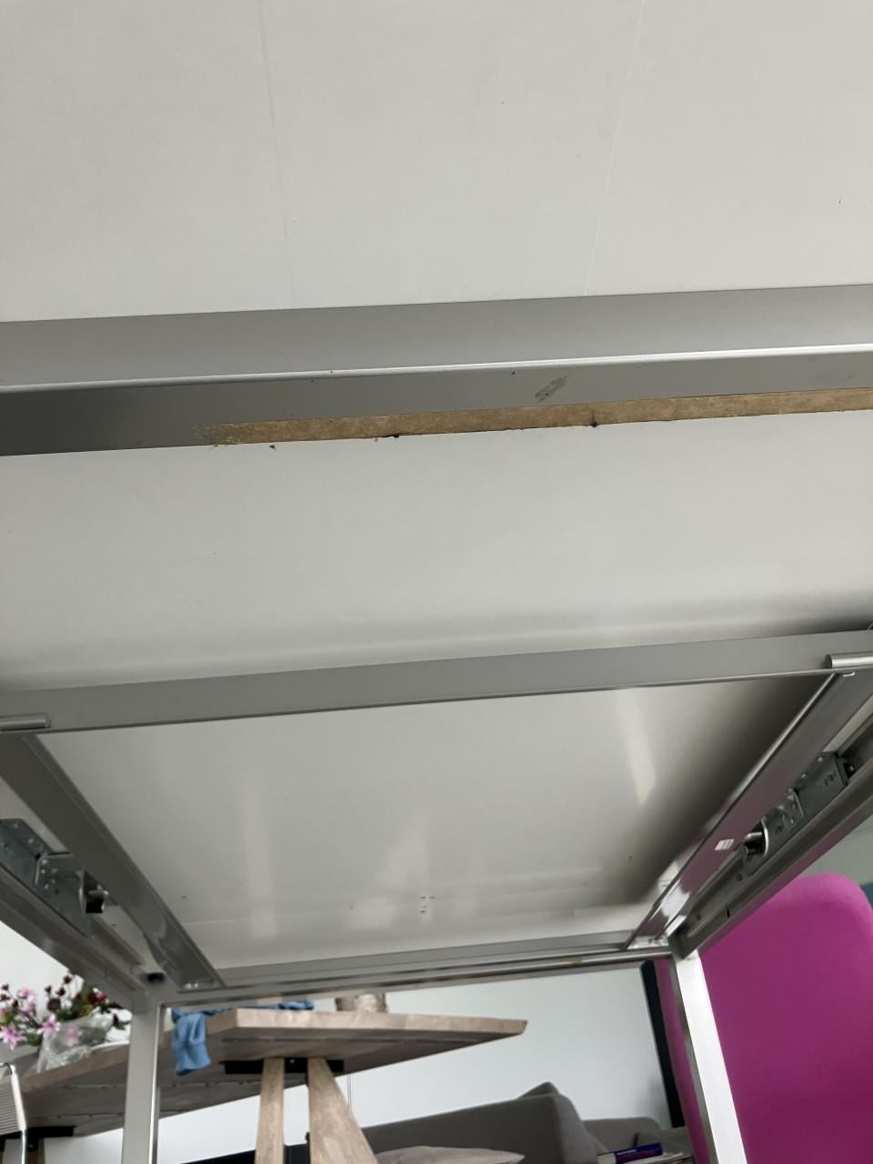 Italiaans design uitschuifbare witte eettafel, 130 / 190 x 85