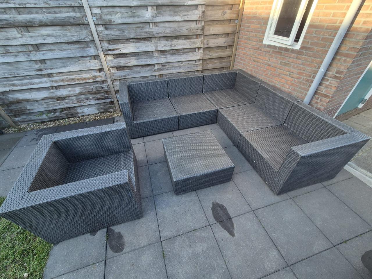 Compleet Loungeset 240 x 240 cm (Bezorging mogelijk)