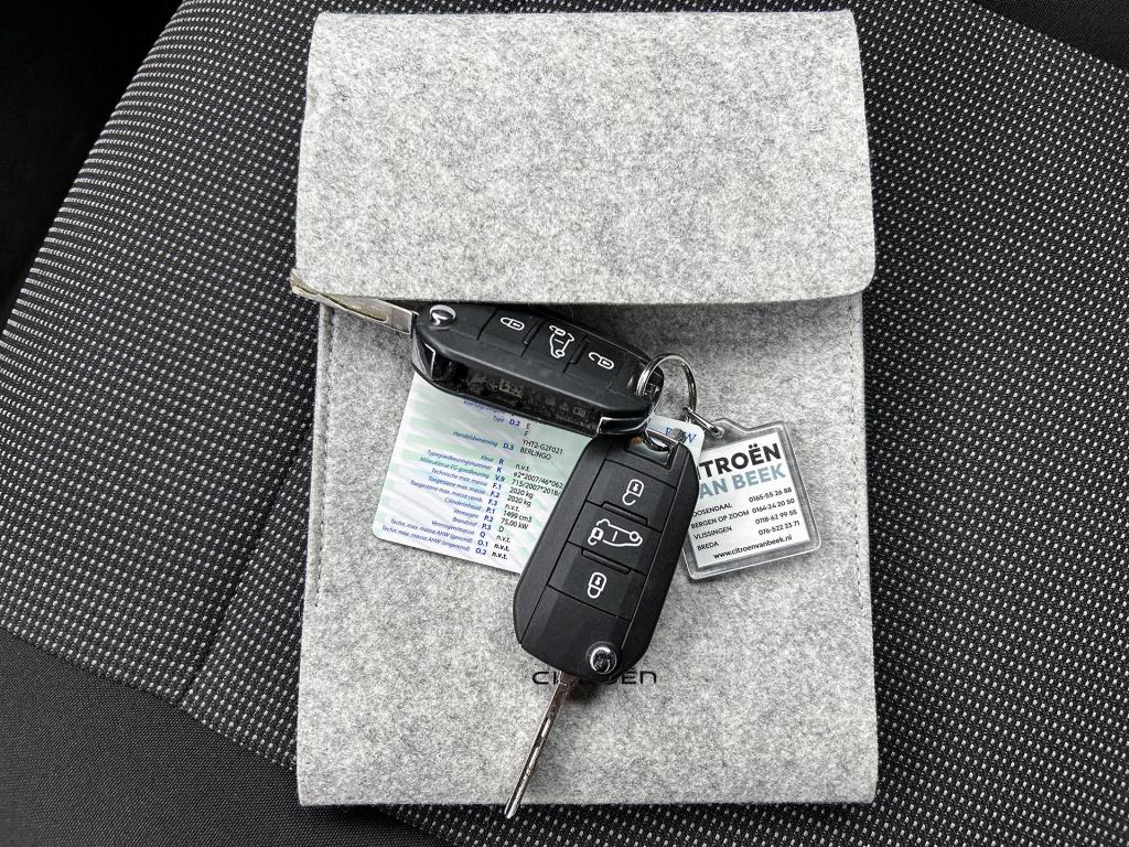 Citroen Berlingo bluehdi 100 pk s&s l1 | rijklaar | airco | schuifdeur rech