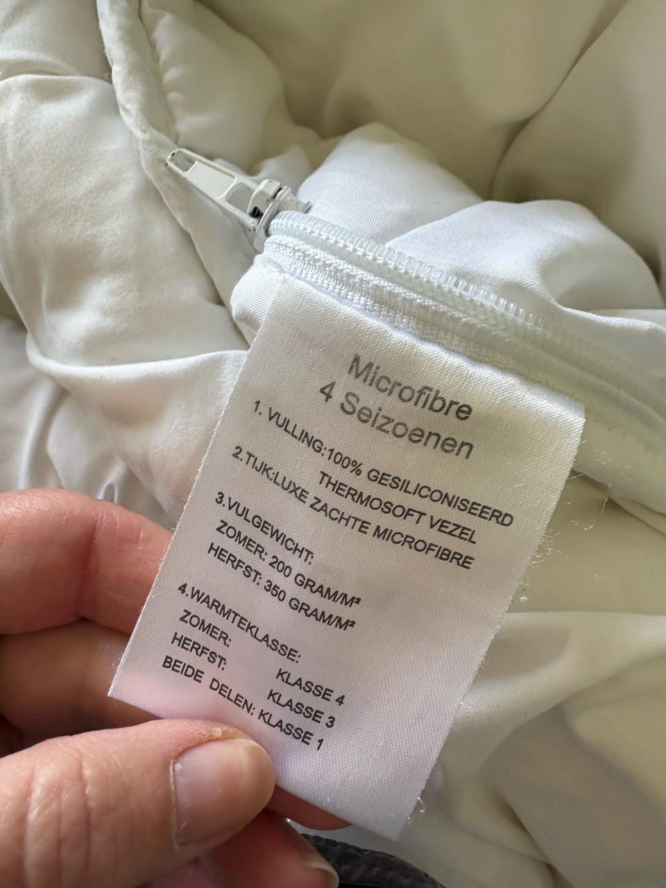 Nieuwe dekbed 4 seizoenen