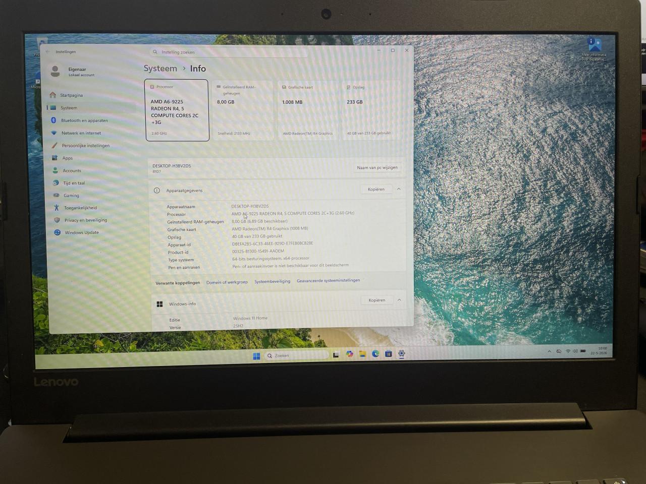 Lenovo IdeaPad 330 / 17.3 / AMD A6 / 8GB / 250GB SSD / W11 Home