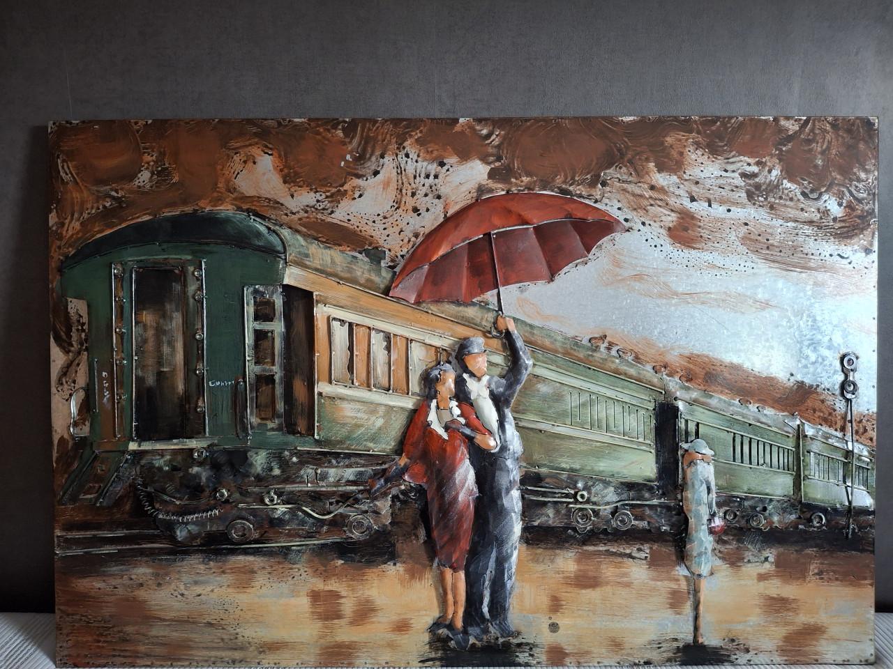 Metalen 3D schilderij