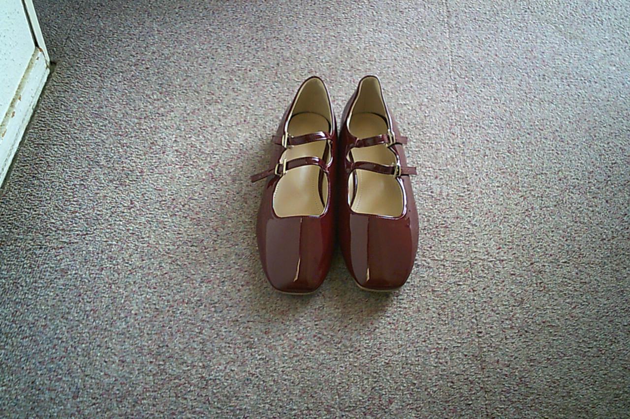 VINTAGE lederen ballerina in TOP conditie ... maat 39