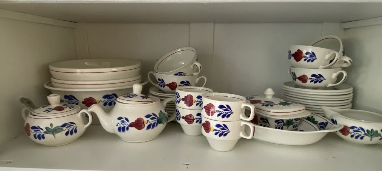Boerenbont servies
