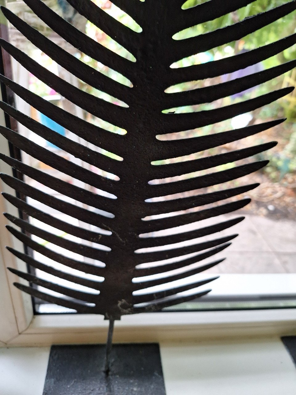 2 x metalen decoratie