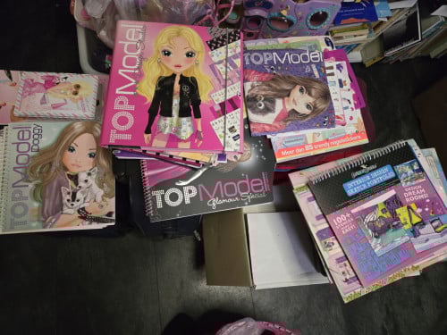 Grote verzameling Top Model Designer spulletjes,