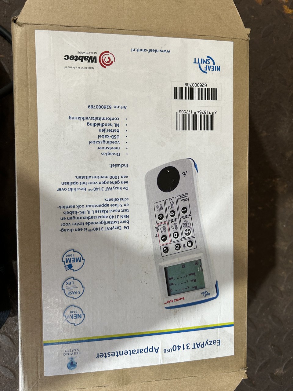 NEN 3140 gereedschap keuren apparatuur