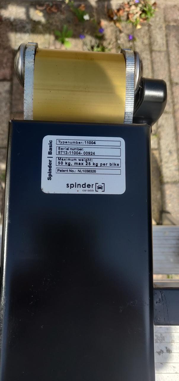SPINDER Basic Fietsendrager Zwart