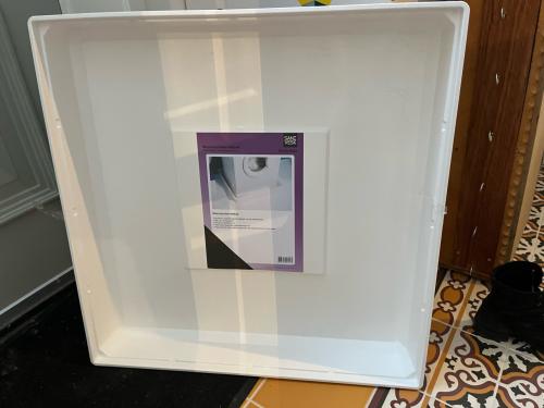 Lekbak voor onder de wasmachine