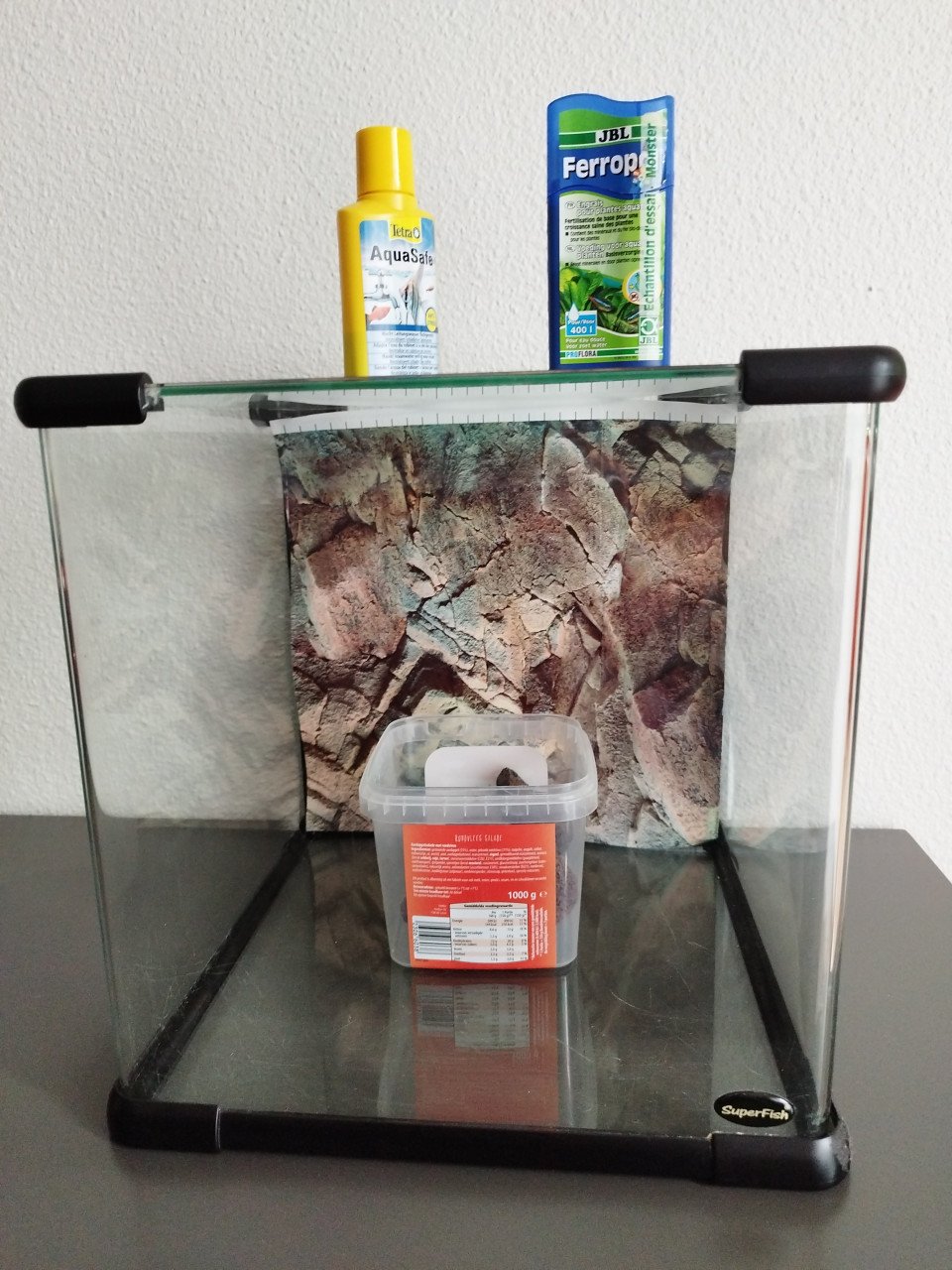 Superfish aquarium met glasplaat