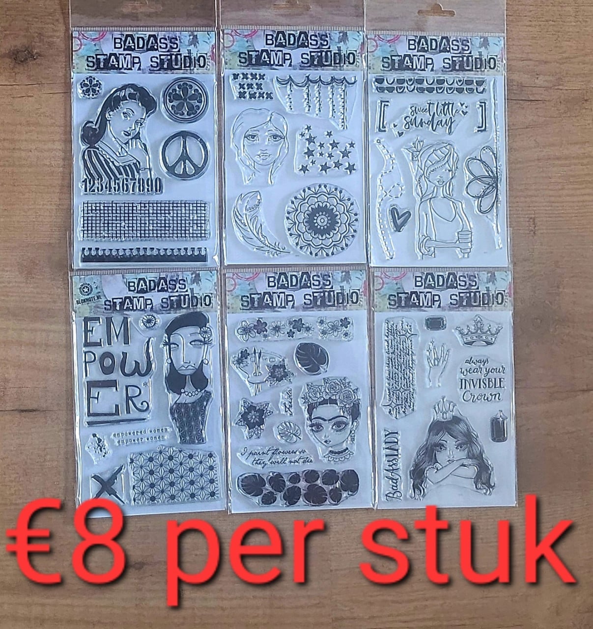 Sjabloon, stempels, Stencils   Vanaf € 0,50