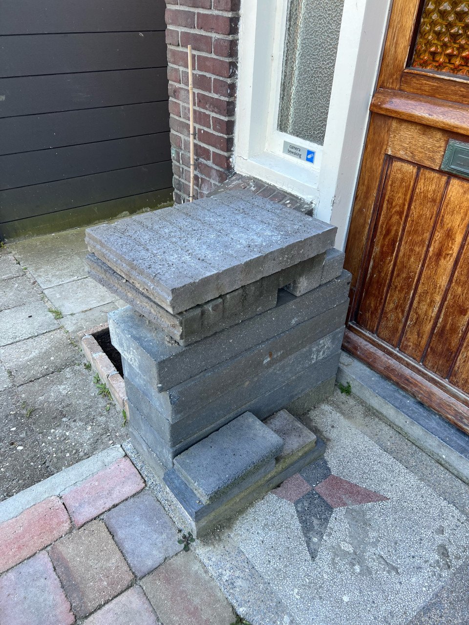 Gratis stenen en betonklinkers