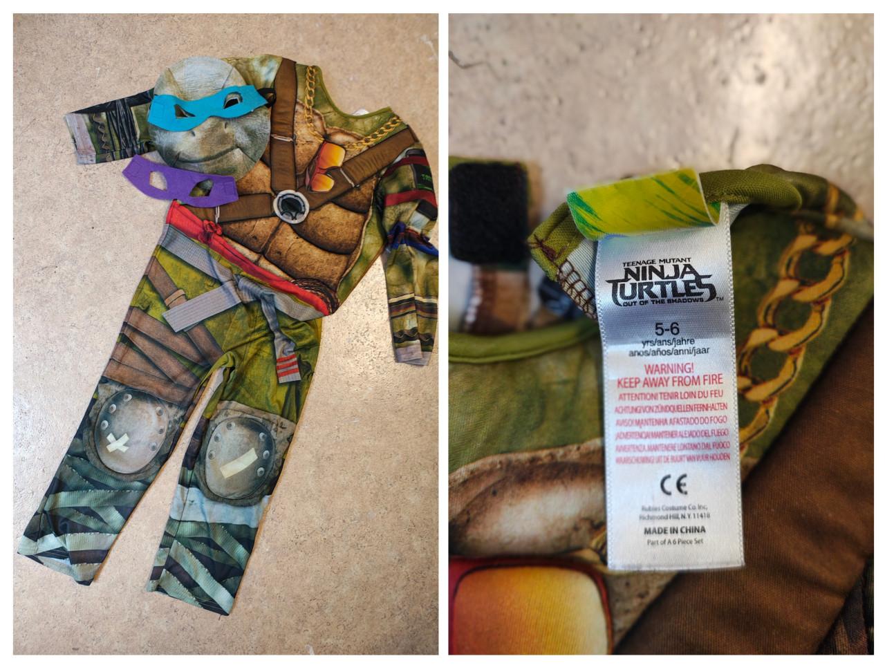 Verkleedpak maat 5-6 jaar