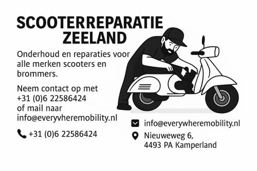 Everywhere Mobility – Scooterreparatie in Zeeland