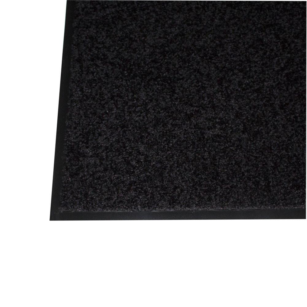 Droogloopmat zwart op maat gemaakt
