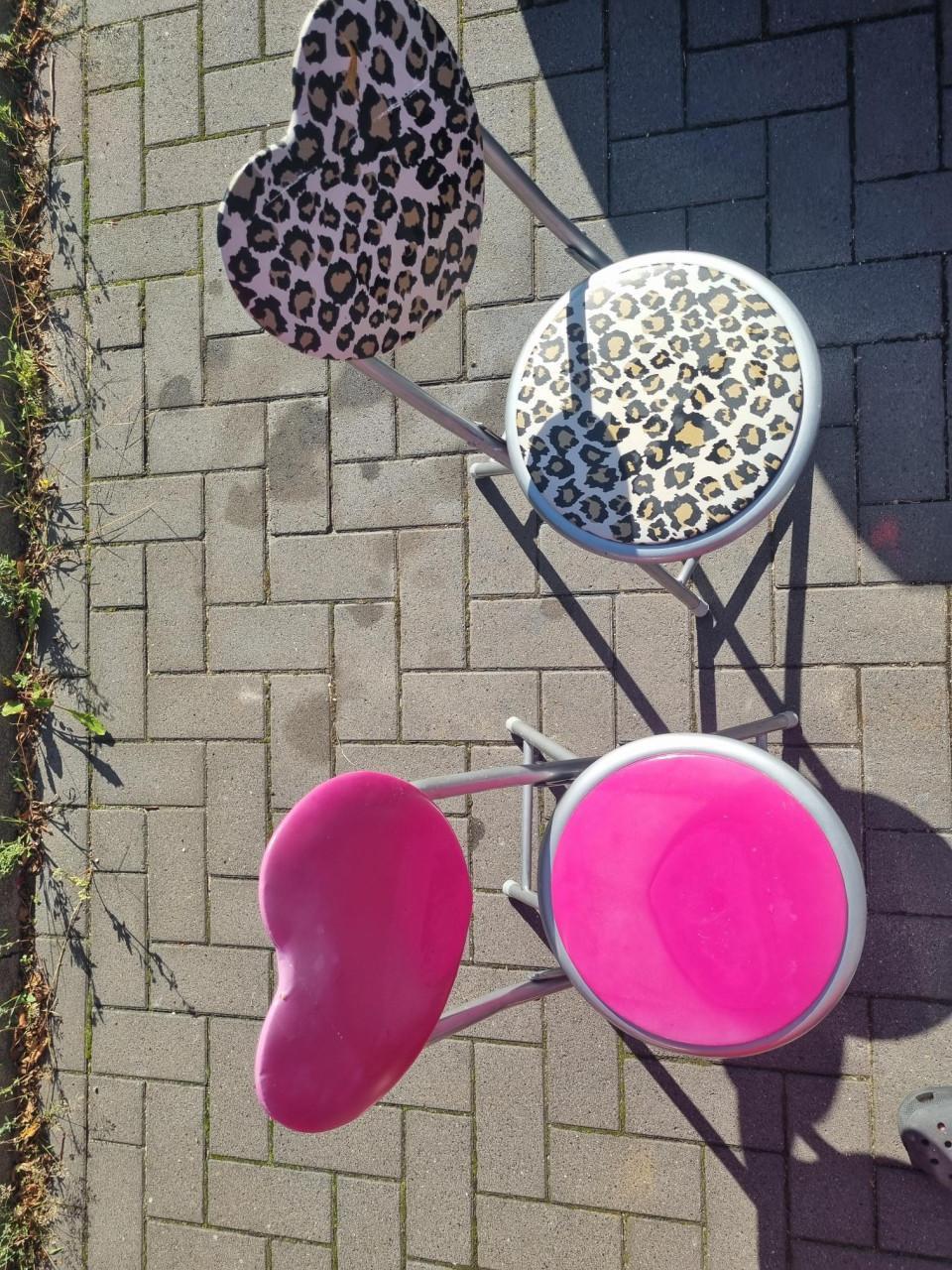 Tuinset zwart 4 x Stoel & 1 x Tafel ( opklapbaar ) Demontabel